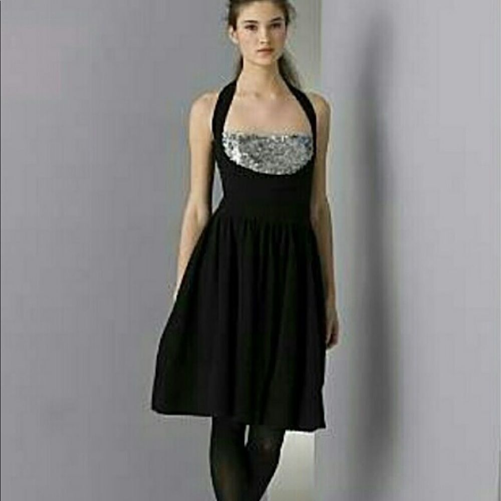 Marc by Marc Jacobs Honey Sequin Sweater Halter Dress